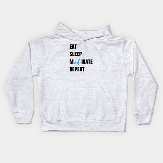 Motivate Occupational Therapy Design Kids Hoodie by Hopscotch Shop Gifts